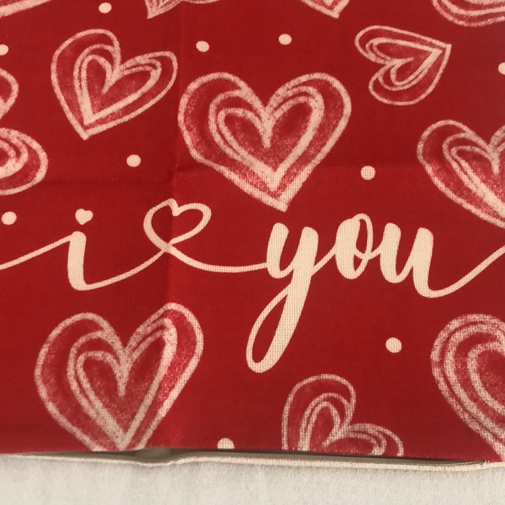 Two 24” Valentine Pillow Covers